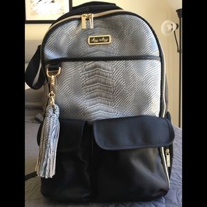 SOLD Ritzy Snakeskin Boss Diaper Bag